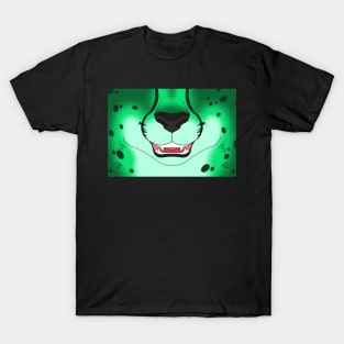 Mint Cheetah Face T-Shirt